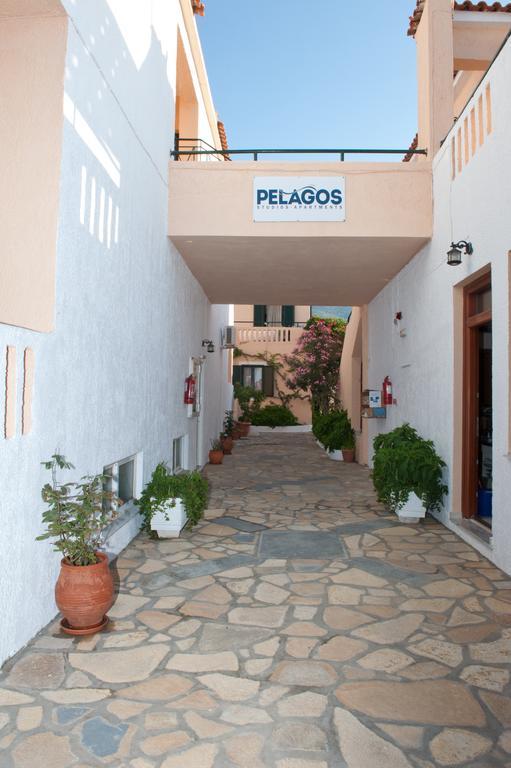 Pelagos Hotel Apartments Marathókampos Exterior foto